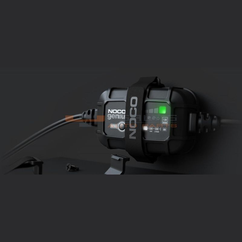 NOCO 5-Amp Battery Charger, Battery Maintainer, and Battery Desulfator (GENIUS5EU) - Image 2