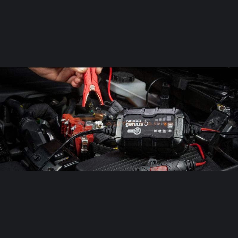 NOCO 5-Amp Battery Charger, Battery Maintainer, and Battery Desulfator (GENIUS5EU) - Image 4