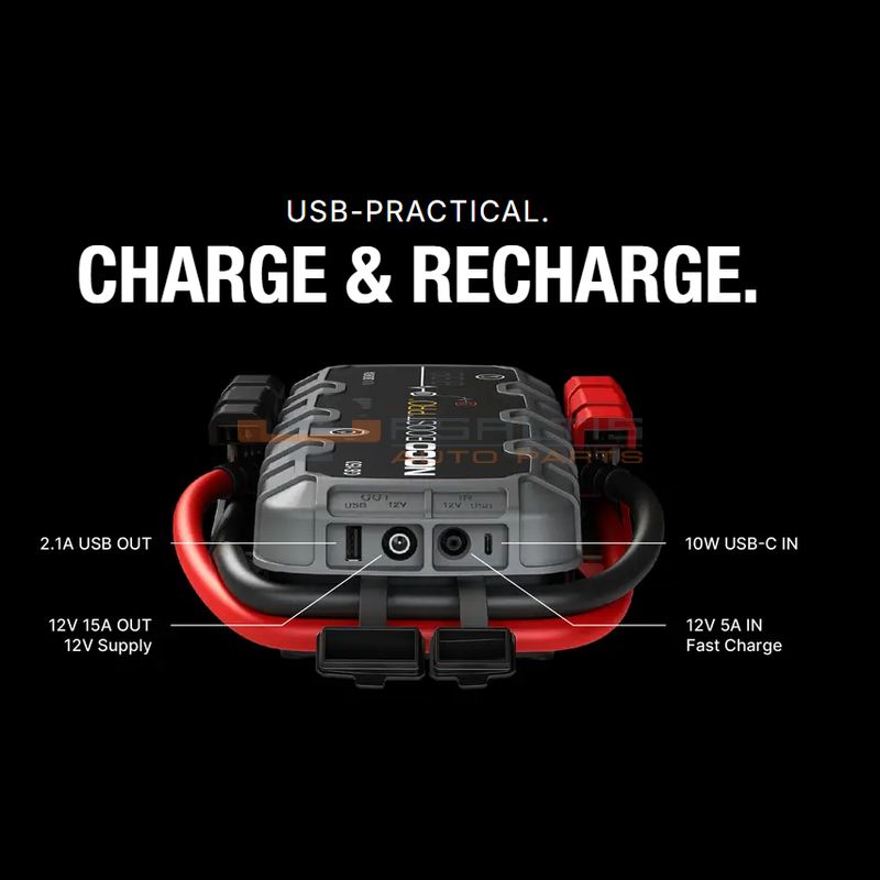 NOCO 3,000 Amp UltraSafe Lithium Jump Starter (GB150) - Image 4