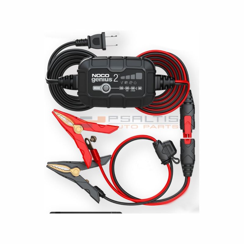 NOCO 6V/12V 2-Amp Smart Battery Charger (GENIUS2EU) - Image 2